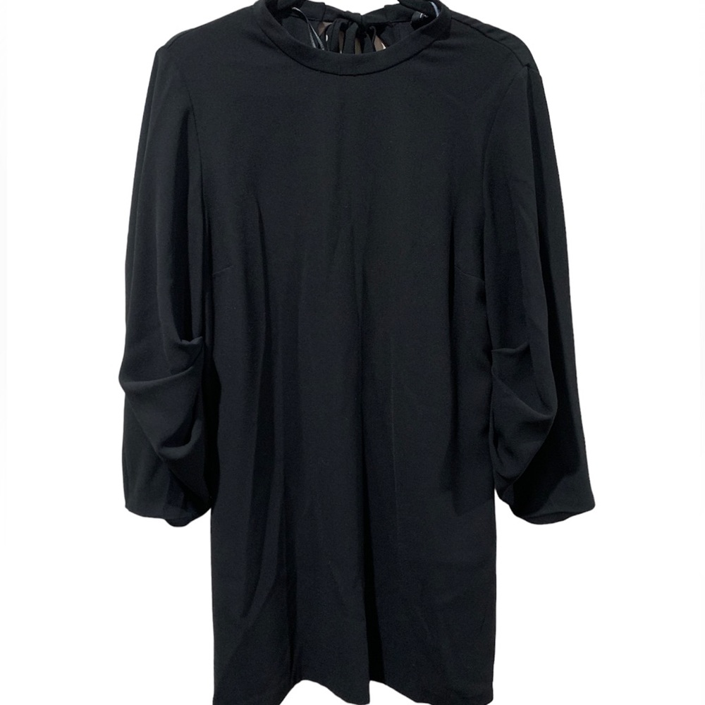 ZARA cute short black dress with belt / Women USA Size Large